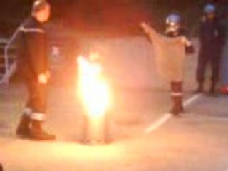 Feu reel porte (bouteille de gaz)