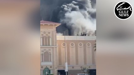 Fire breaks out on roof of Ras Al Khaimah Mall