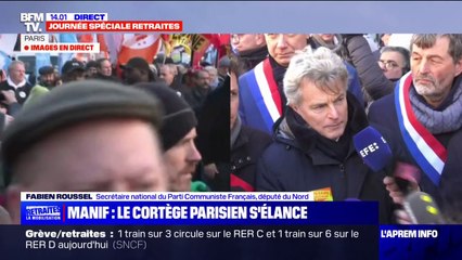 Réforme des retraites: "La victoire est à portée de basket", assure Fabien Roussel
