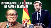 Espinosa sale en defensa de Ramón Tamames y su candidatura a la moción