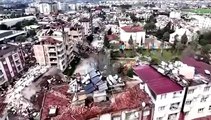 Terremoto in Turchia, la devastazione in un video ripreso da un drone