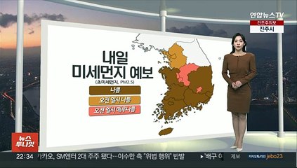 [생활날씨] 추위 대신 미세먼지 말썽…내일 오후 차츰 해소
