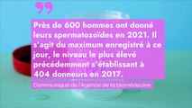 PMA : records de dons d'ovocytes et de spermatozoïdes en 2021