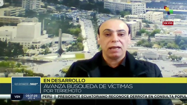 Continúan las acciones de búsqueda de víctimas tras el azote del terremoto en Siria y Türkiye