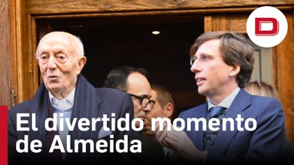 El divertido momento de José Luis Martínez-Almeida en la puerta de Casa Lucio