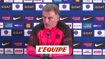 Galtier : «Zaïre-Emery est très proche de nos milieux de terrain confirmés» - Foot - Coupe - PSG