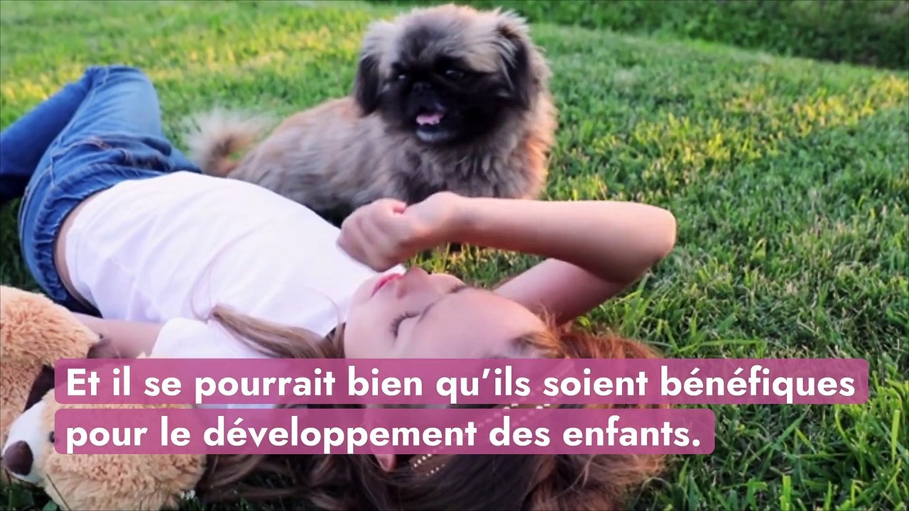 Le développement des enfants favorisé par la présence d’animaux de compagnie
