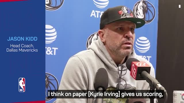 Irving makes the Mavs championship contenders - Kidd
