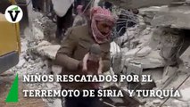 Así rescatan a los niños-milagro del terremoto en Siria y Turquía