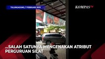 Terekam Jelas Detik-detik Wanita Dikeroyok Pesilat di Tulungagung!