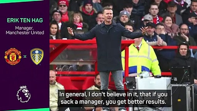 'Let managers do their work' - Ten Hag on Marsch sacking