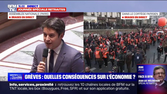 J'ai compris que vous regrettiez que l'économie française se porte bien , répond Gabriel Attal à Sophia Chikirou