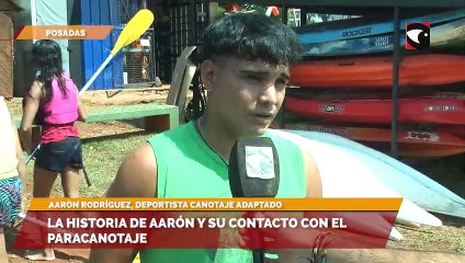 La historia de Aarón y su contacto con el paracanotaje
