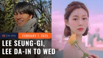 Lee Seung-gi, Lee Da-in to wed in April  