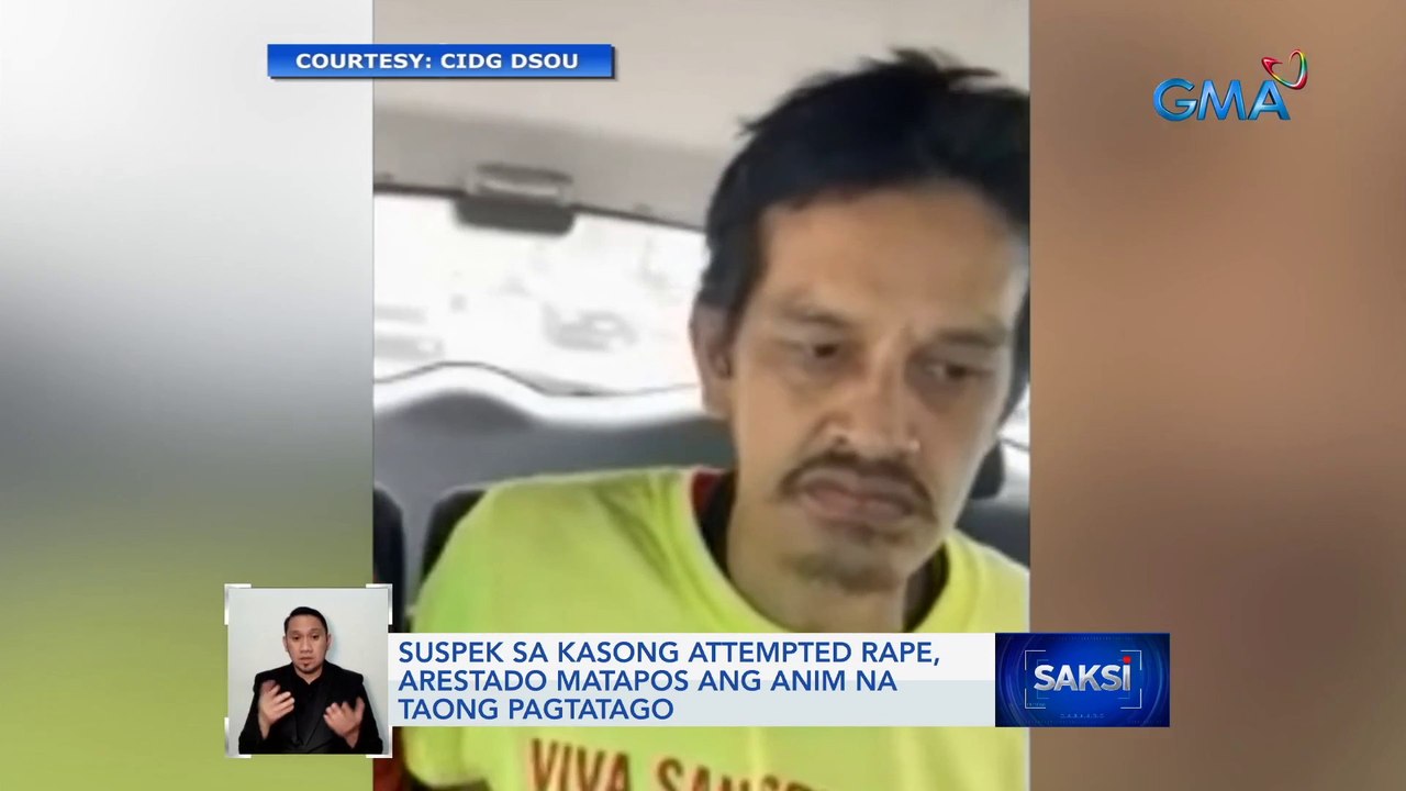 Suspek sa kasong attempted rape, arestado matapos ang anim na taong pagtatago | Saksi