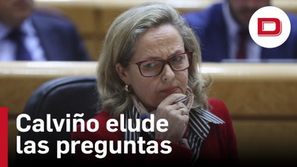 Calviño elude con un menosprecio la pregunta del PP sobre una información de El Debate