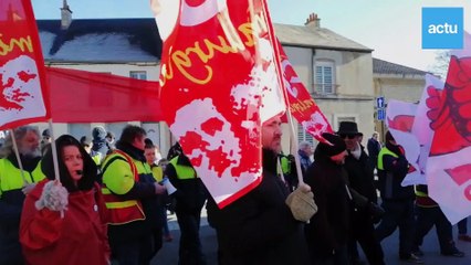 À Argentan, 1 200 personnes dans la manifestation contre la réforme des retraites le mardi 7 février