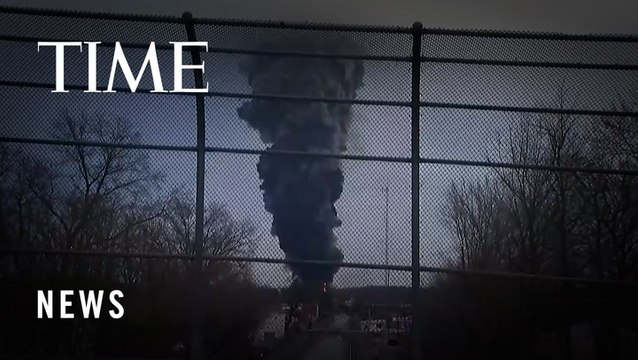 Crews Release Toxic Chemicals From Derailed Tankers in Ohio