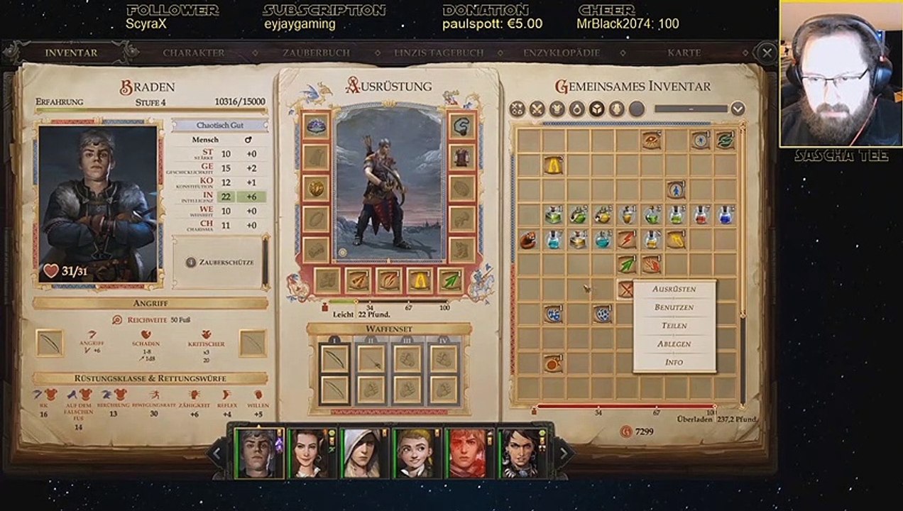 Frust mit dem Hirschlord. Pathfinder: Kingmaker #33 (Part 1)