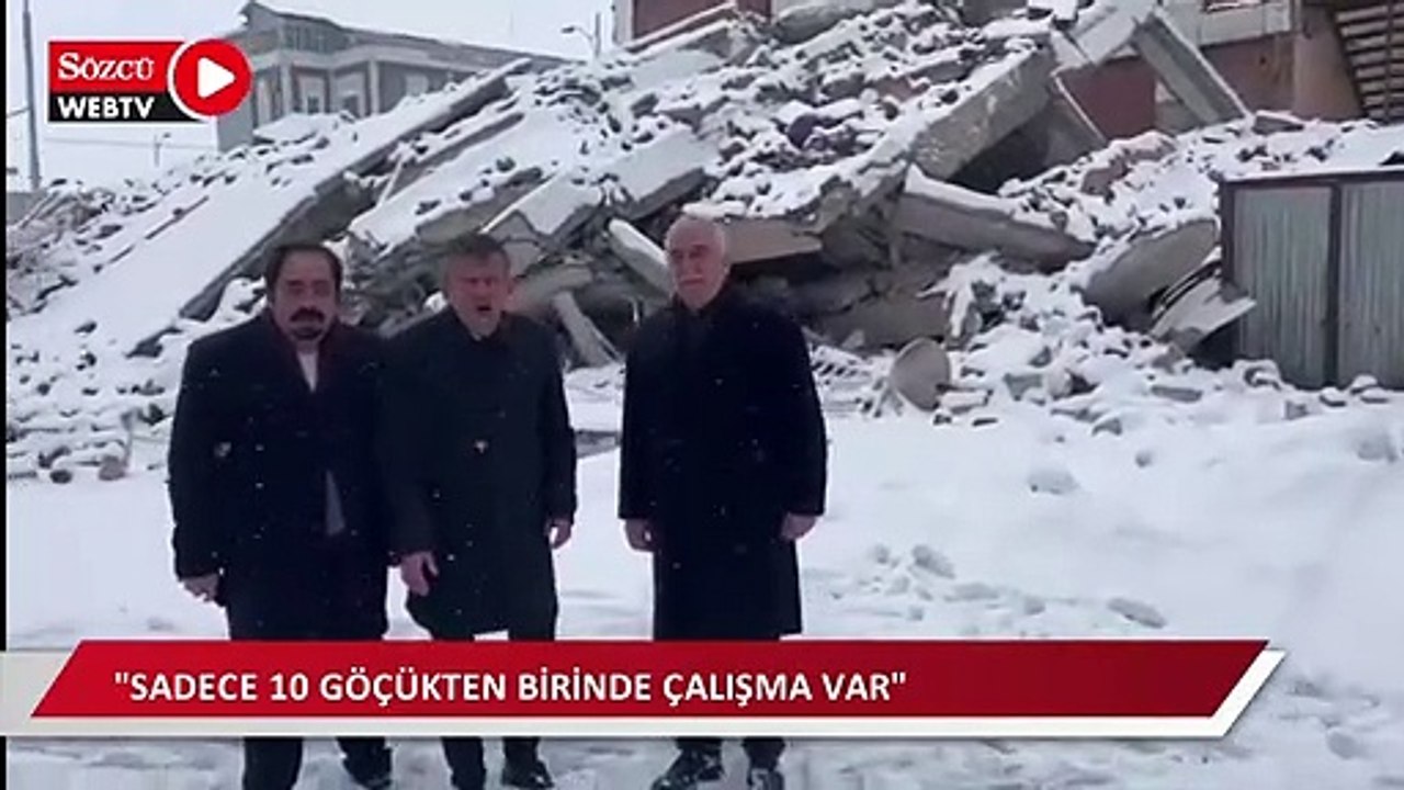 Özgür Özel: Hiçbir zaman arama kurtarma faaliye...