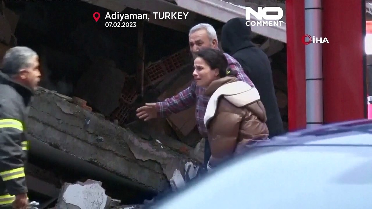 Watch: Survivors pulled from rubble after devastating earthquake in Turkey and Syria