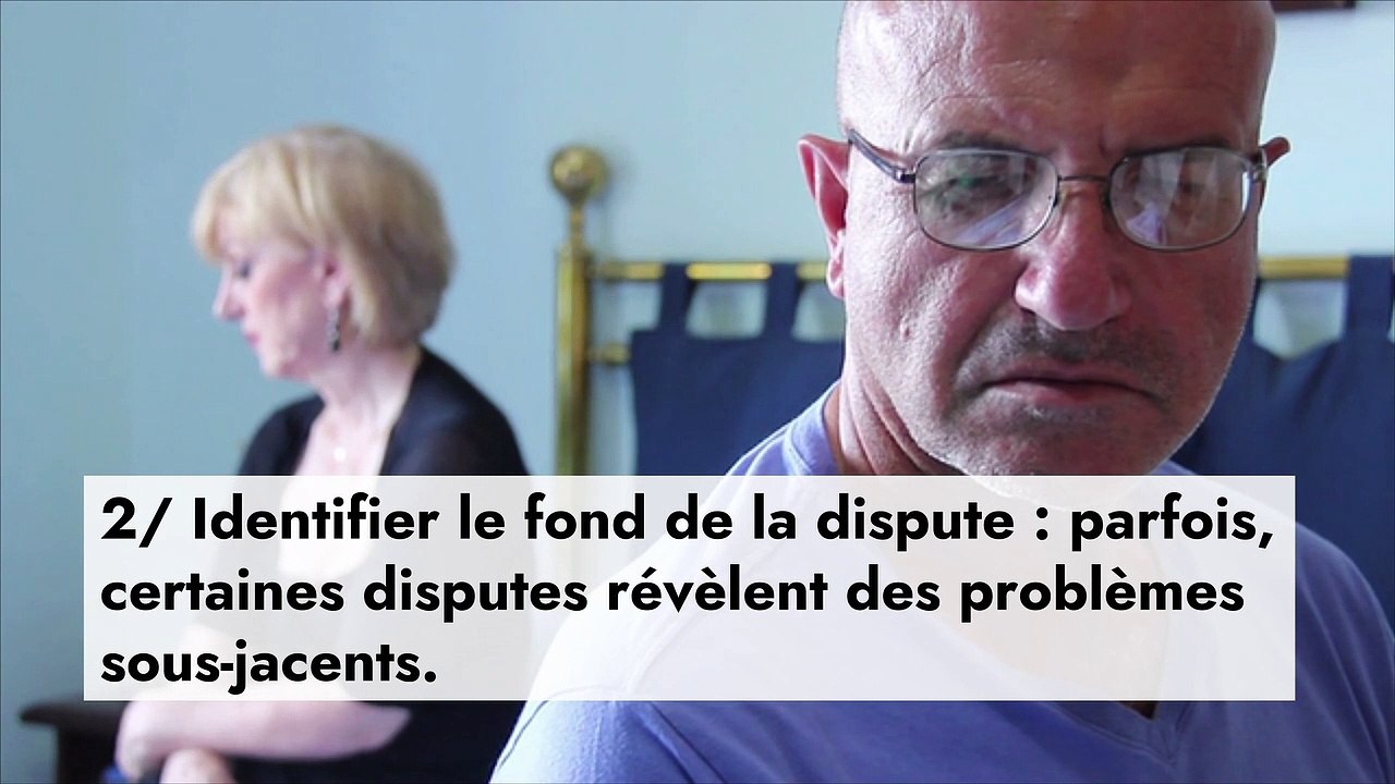 Comment apaiser une dispute de couple ?