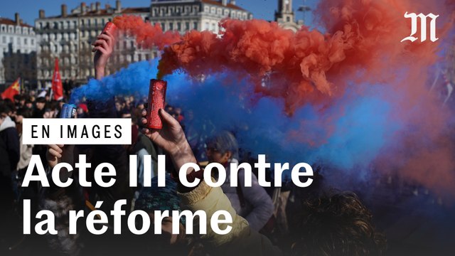 Les images de la troisième journée de mobilisation contre la réforme des retraites.