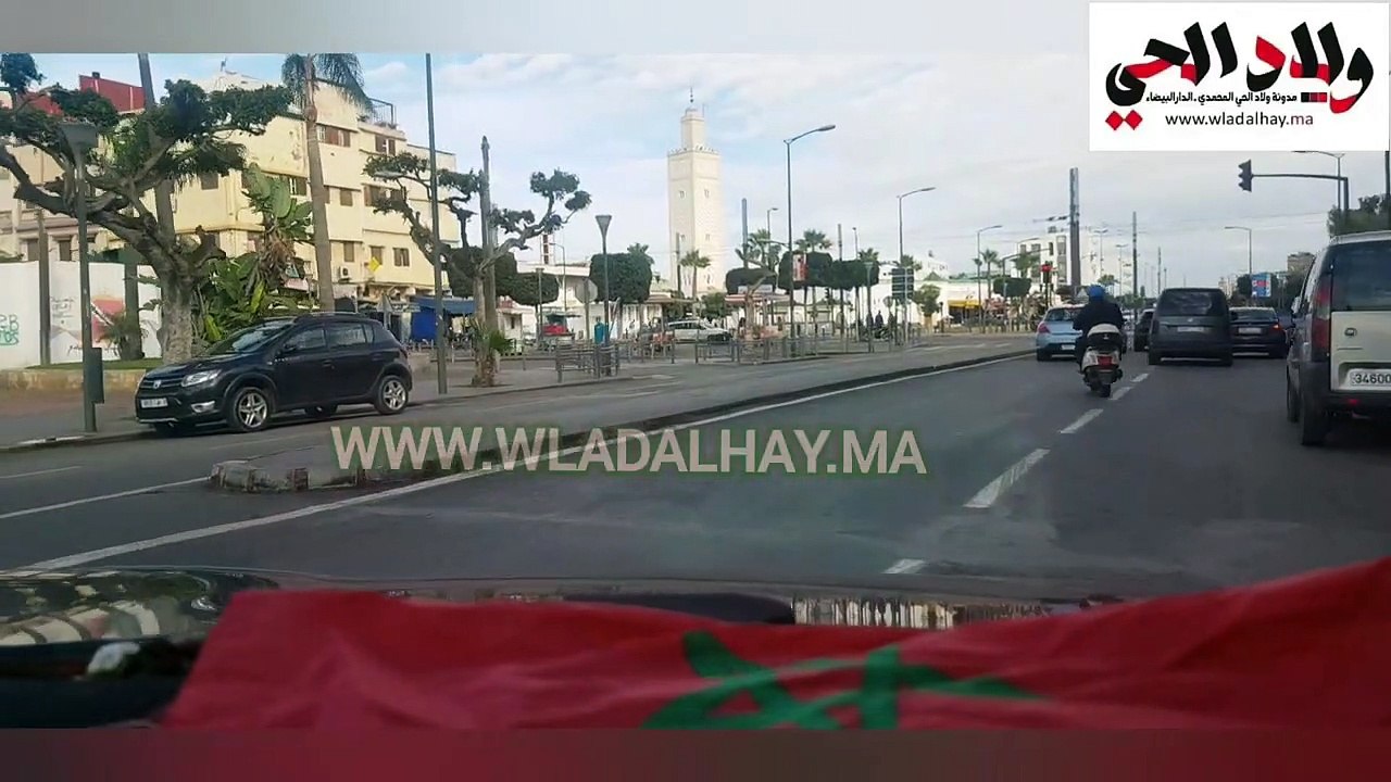 لقطات من السيارة من الحي المحمدي إلى حي السلامة عمالة بن مسبك سيدي عثمان الدارالبيضاء