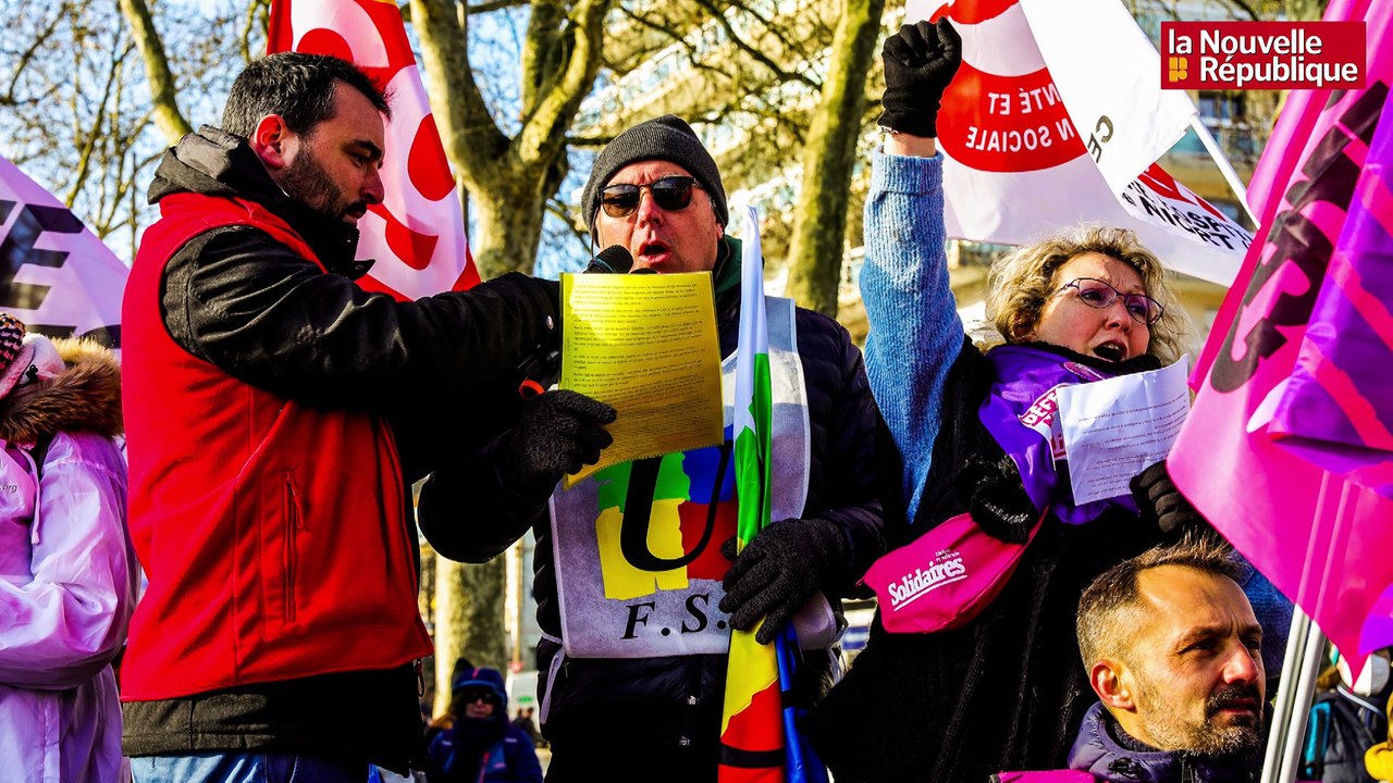 DIAPORAMA NIORT. Troisième mobilisation contre la réforme des retraites à Niort.