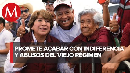 La esperanza del cambio ya está aquí para acabar con indiferencia y abuso: Delfina Gómez