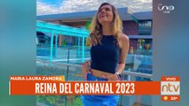 Maria Laura Zamora es la nueva reina del carnaval cruceño 2023