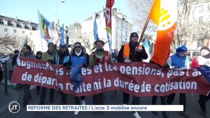 Le Journal - 07/02/2023 - REFORME DES RETRAITES / L'acte 3 mobilise encore