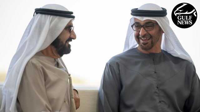 UAE President receives Sheikh Mohammed bin Rashid in Abu Dhabi