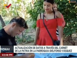 Zulia | Gob.Nacional realiza actualización del carnet de la patria en la pqa. Idelfonso Vázquez