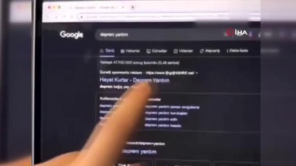 Sahte AFAD sitesiyle kredi kartı bilgisi toplayıp dolandırıyorlar