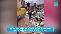 Nació una beba en medio de los escombros por el terremoto en Turquía y Siria