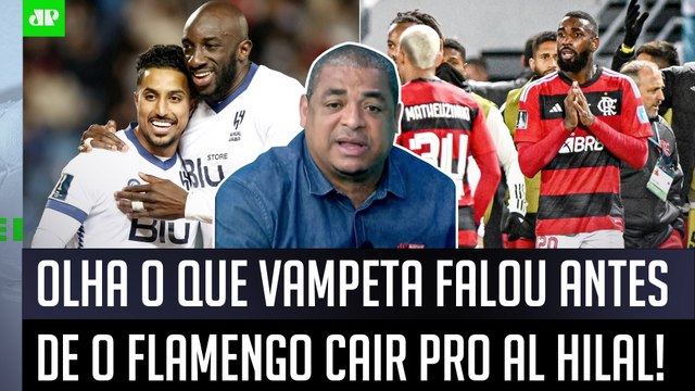 Cara, o TEMOR é que o Flamengo NÃO... OLHA como Vampeta FALOU TUDO antes da ELIMINAÇÃO no Mundial!