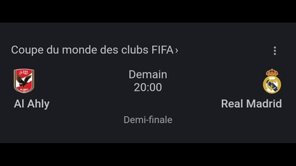 Real Madrid-Al Ahly: ce qu’il faut savoir avant le match