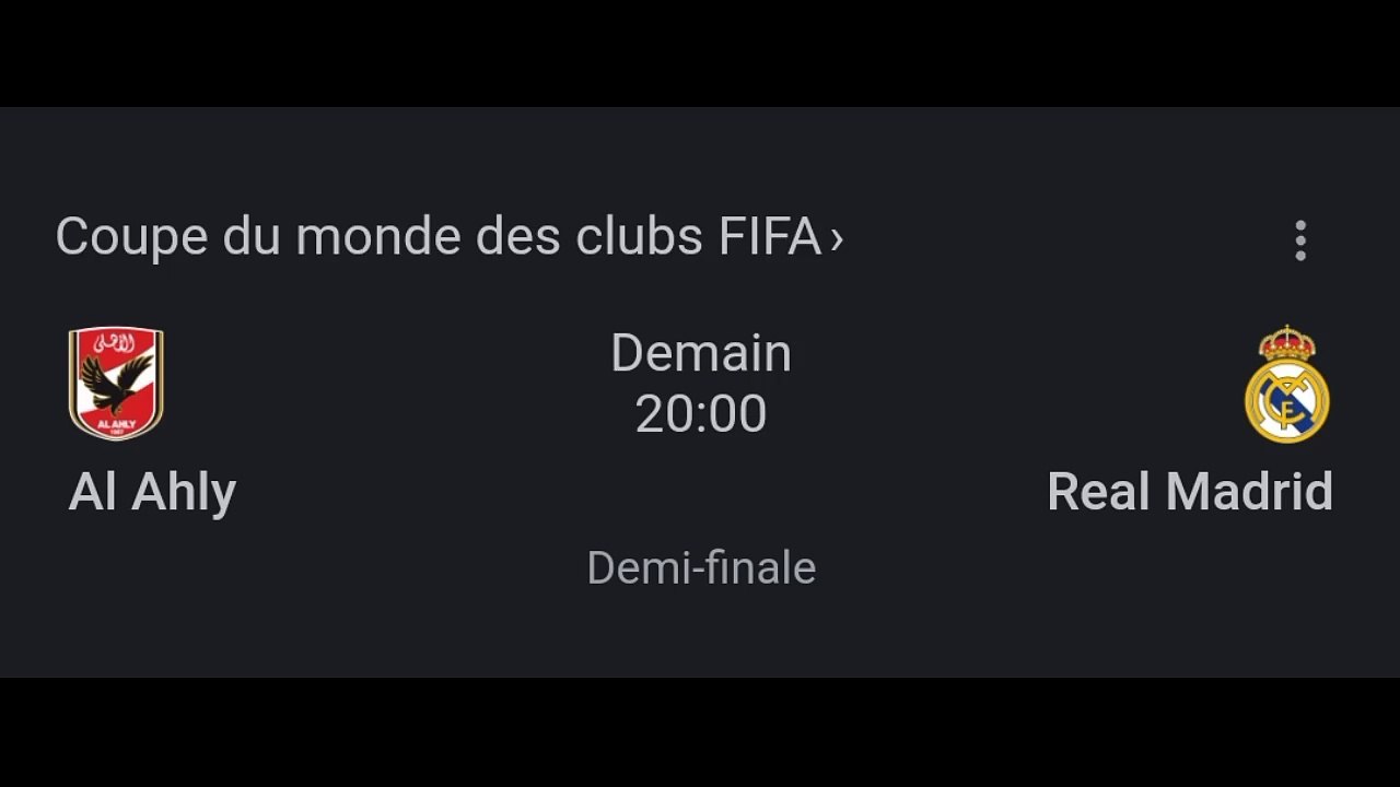 Real Madrid-Al Ahly: ce qu’il faut savoir avant le match