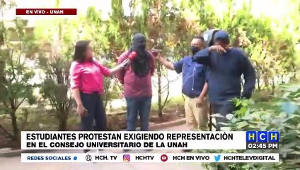 ¡Se toman edificios en la UNAH por expulsión de estudiantes del Consejo Universitario!