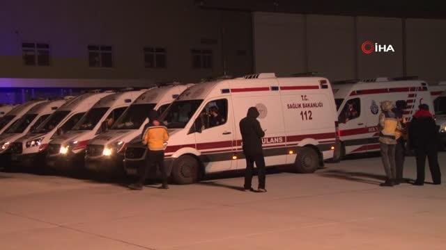 Kahramanmaraş depreminde yaralanan 51 kişi askeri uçakla İstanbul'a getirildi