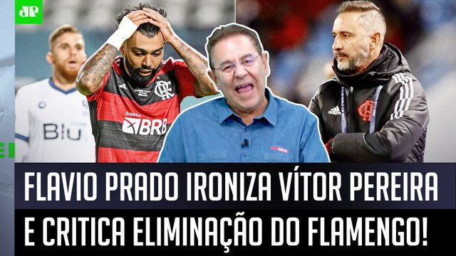 FOI ASSUSTADOR! O 'BRILHANTE' Vítor Pereira ERROU TUDO, e o Flamengo... Flavio DETONA ELIMINAÇÃO!