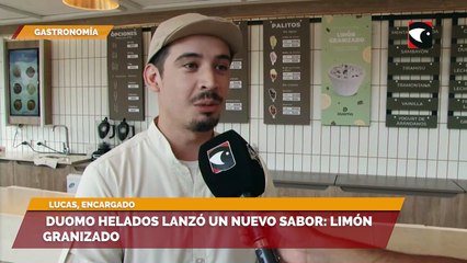 Duomo Helados lanzó un nuevo sabor: limón granizado