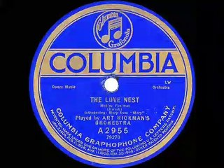 1920 Art Hickman - The Love Nest