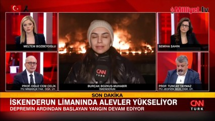 İskenderun Limanı’nda çıkan yangın sürüyor! 'Alevler hala çok şiddetli'