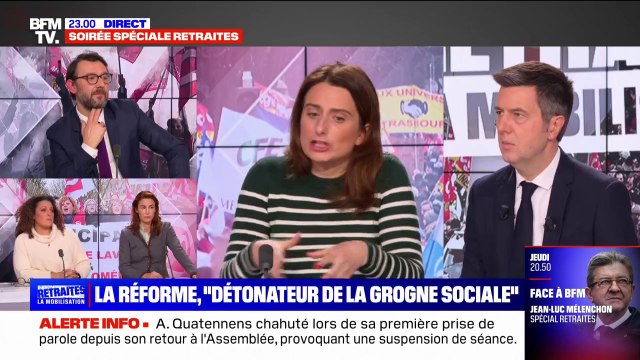 Marine Tondelier (EELV): On ne débat pas juste des retraites, on débat d'une forme de mépris social