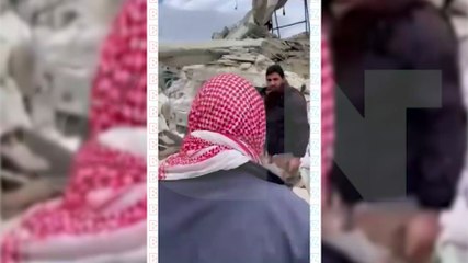 Vídeo: Mãe dá à luz antes de morrer e bebê é resgatado de escombros na Síria