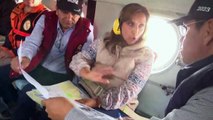 Presidente do Peru sobrevoa área atingida por deslizamentos de terra mortais