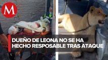 Piden a dueño de leona que atacó a mujer en Aguascalientes pagar reparación de daños