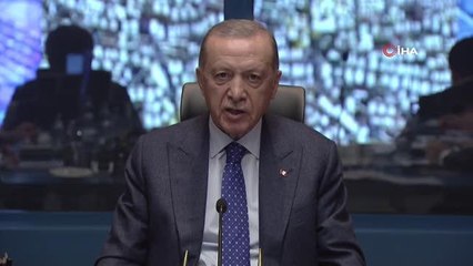 Cumhurbaşkanı Erdoğan: "Uzmanlar bu iki depremi birbirinden bağımsız ama birbirini tetikleyen ve dünyada örneği olmayan istisnai yer hareketi olarak...